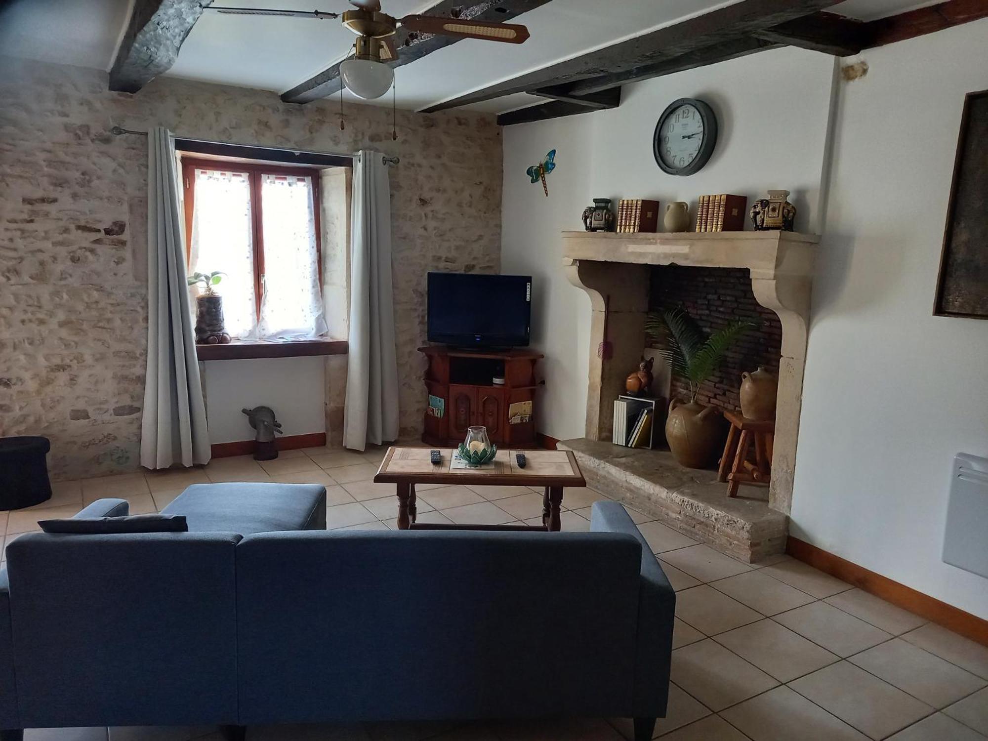 Le Papillon Villa Savigne Bagian luar foto